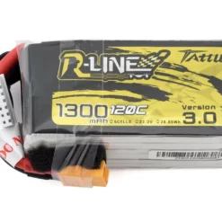 TAT120C13006SRLXT60 Tattu R-Line Version 3.0 1300mAh 22.2V 120C 6S1P Lipo Battery Pack With XT60 Plug