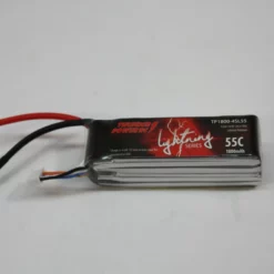 TP1800-4SL55 Thunder Power 1800mAh 4-Cell/4S 14.8V Lightning Series 55C Lipo Battery