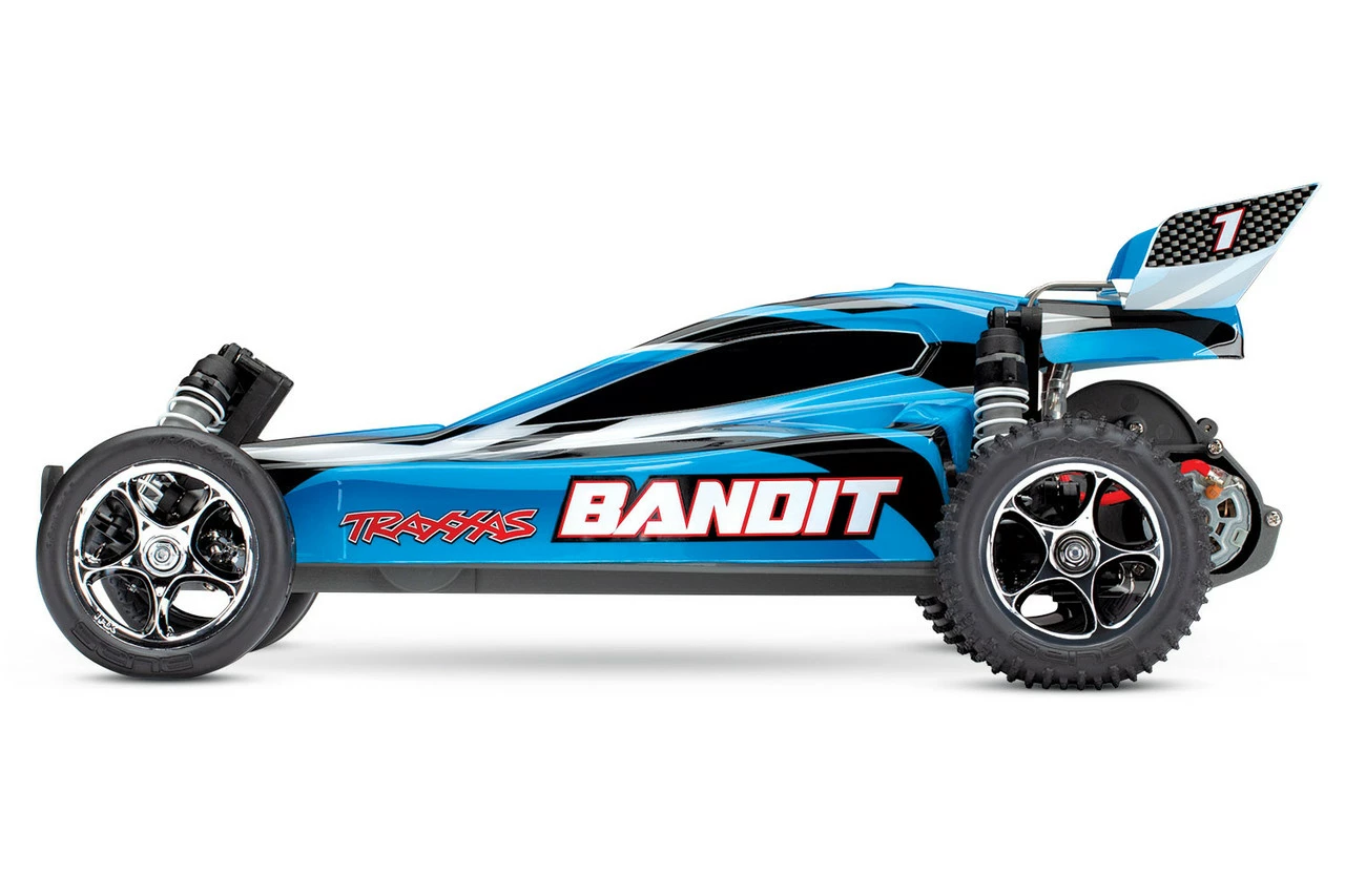 TRA24054-1BLUEX Traxxas Bandit XL-5 1/10 Scale 2WD Electric RC Buggy - BlueX 3 TRA24054-1BLUEX Traxxas Bandit XL-5 1/10 Scale 2WD Electric RC Buggy - BlueX - Image 3