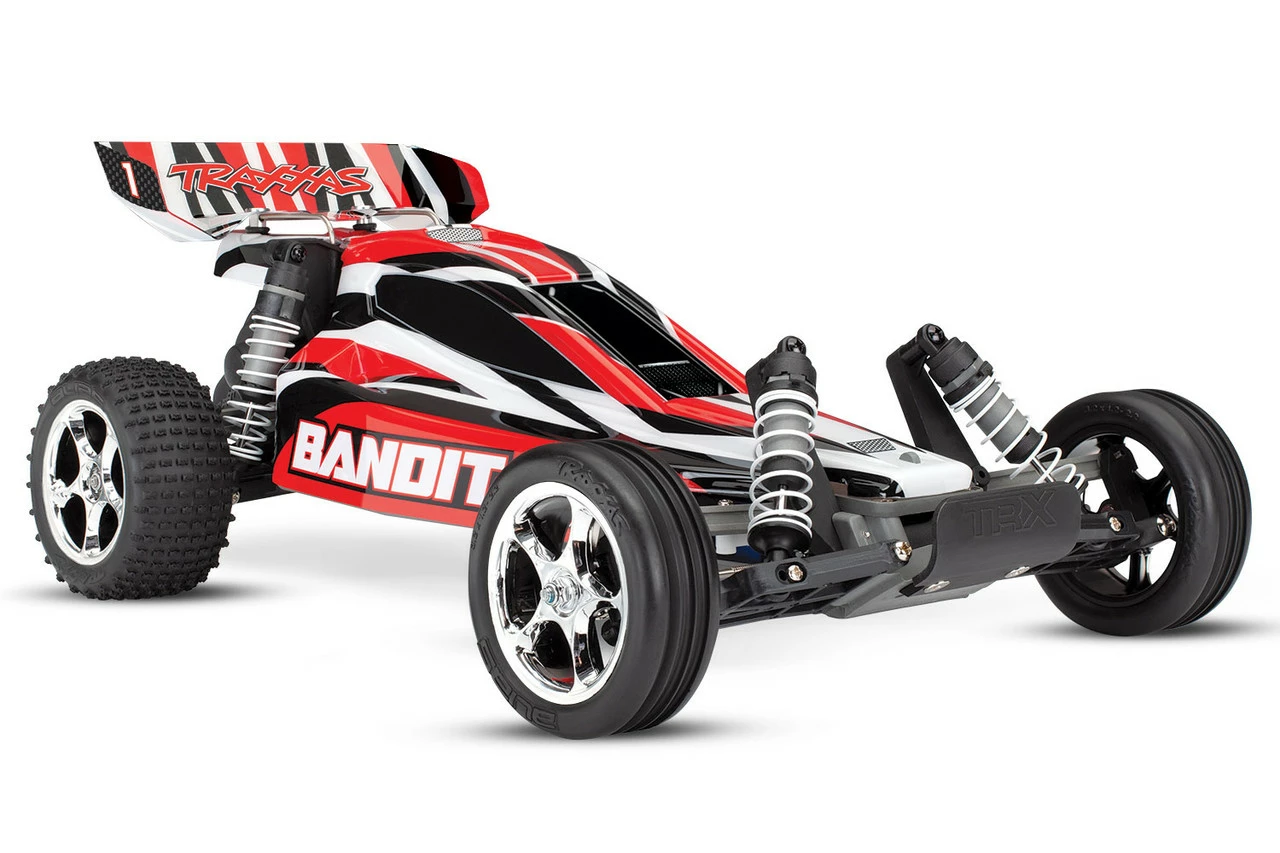 TRA24054-4RED Traxxas 1/10 Scale Bandit XL-5 Buggy RTR - Red 1 TRA24054-4RED Traxxas 1/10 Scale Bandit XL-5 Buggy RTR - Red