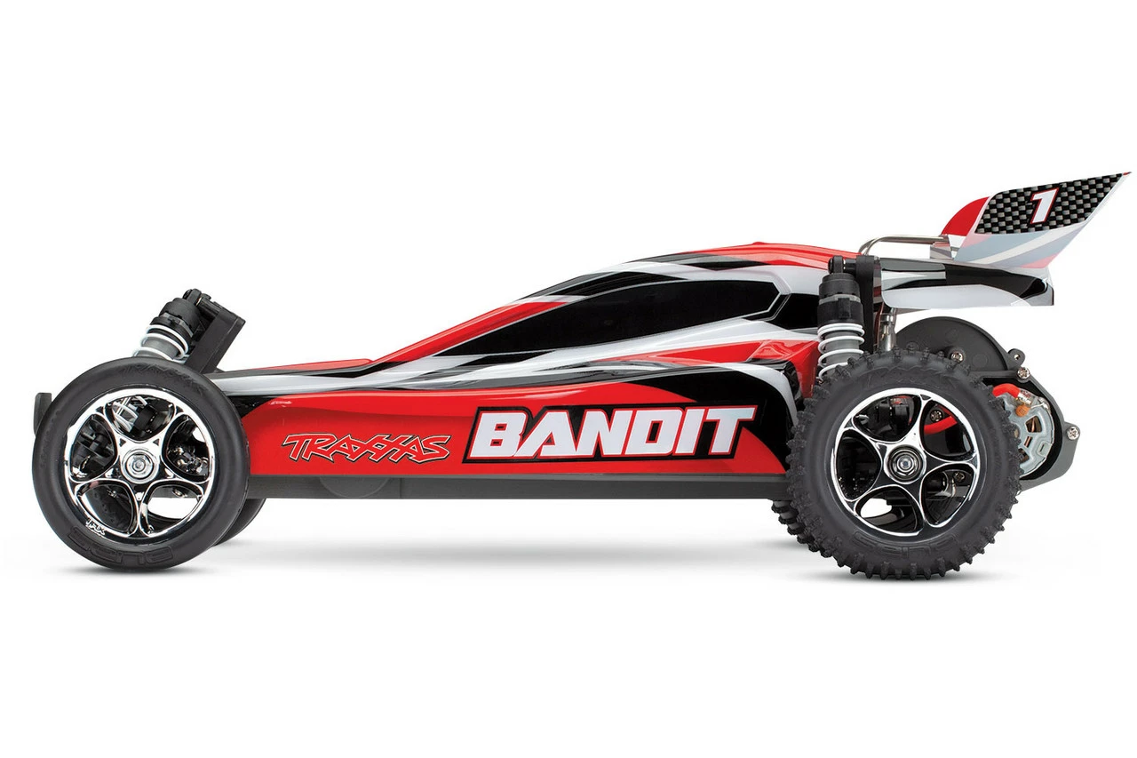 TRA24054-4RED Traxxas 1/10 Scale Bandit XL-5 Buggy RTR - Red 3 TRA24054-4RED Traxxas 1/10 Scale Bandit XL-5 Buggy RTR - Red - Image 3