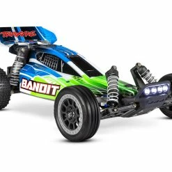 TRA24054-61GRN Traxxas Bandit 1/10 RTR 2WD Electric Buggy W/LED Lights W/XL-5 ESC, TQ 2.4GHz Radio, Battery & DC Charger - Green