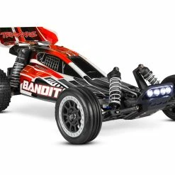 TRA24054-61RBLK Traxxas Bandit 1/10 RTR 2WD Electric Buggy W/LED Lights W/XL-5 ESC, TQ 2.4GHz Radio, Battery & DC Charger - Red/Black