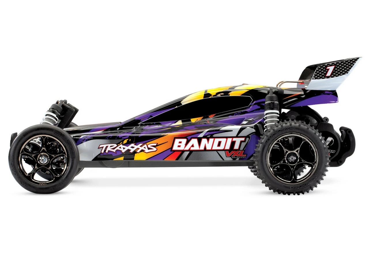 TRA24076-4PUR TRAXXAS Bandit VXL 1/10 Scale Brushless Buggy - Purple 3 TRA24076-4PUR TRAXXAS Bandit VXL 1/10 Scale Brushless Buggy - Purple - Image 3