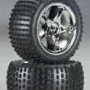 TRA2470R Traxxas Tires/Wheels Assembled
