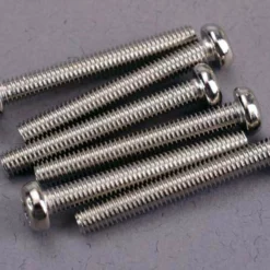 TRA2567 TRAXXAS Screws, 3x23mm Roundhead Machine (6)