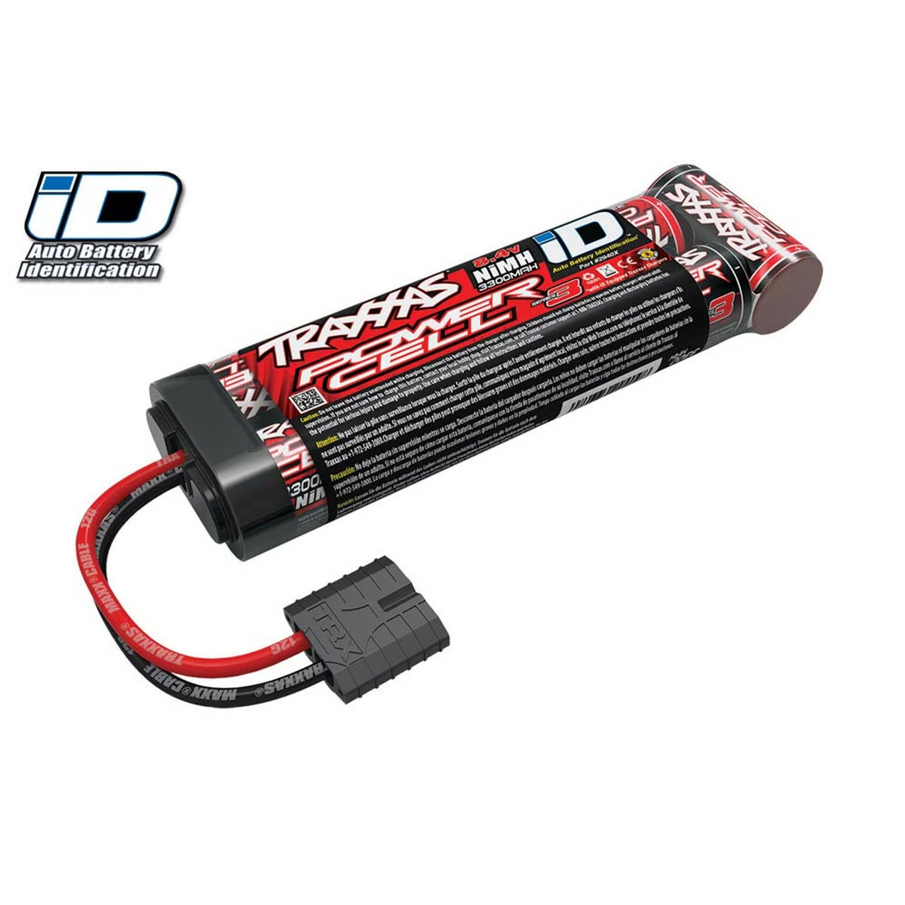 TRA2940X Traxxas Series 3 NiMH 7-Cell 3300mAh W/iD Connector 1 TRA2940X Traxxas Series 3 NiMH 7-Cell 3300mAh W/iD Connector