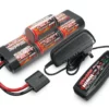TRA2984 TRAXXAS Battery/charger Completer Pack (includes #2969 2-amp NiMH Peak Detecting AC Charger (1), #2926X 3000mAh 8.4V 7-cell NiMH Battery (1))