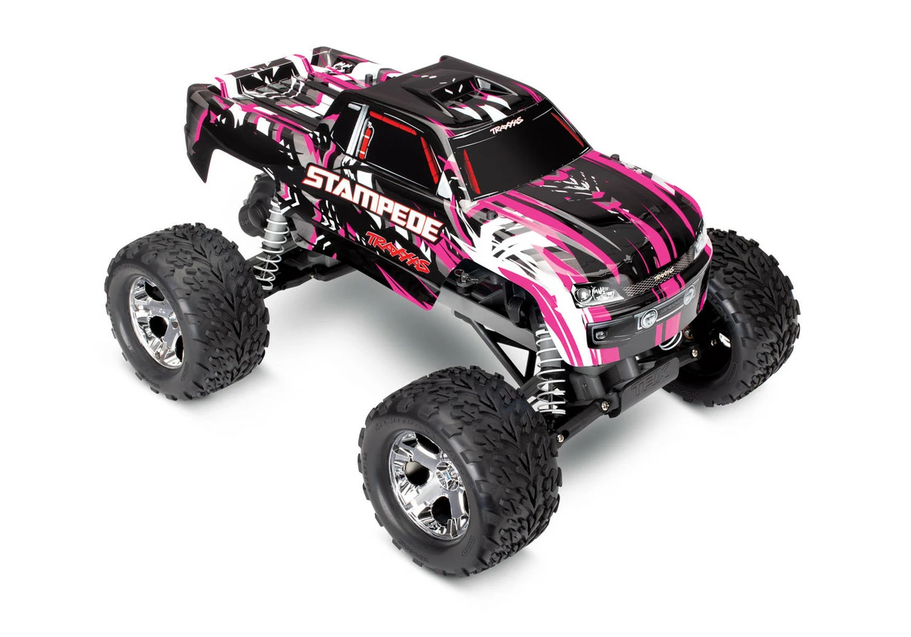 TRA36054-1PKX TRAXXAS Stampede 1/10 Scale RTR Monster Truck - Pink X 4 TRA36054-1PKX TRAXXAS Stampede 1/10 Scale RTR Monster Truck - Pink X - Image 4