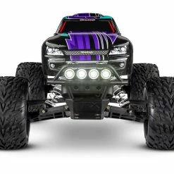 TRA36054-61PUR TRAXXAS Stampede 1/10 RTR Monster Truck W/LED Light Set, TQ 2.4GHz Radio, Battery And DC Charger - Purple -AIRPLANES SHOP tra36054 61pur 3 49332.1666283757
