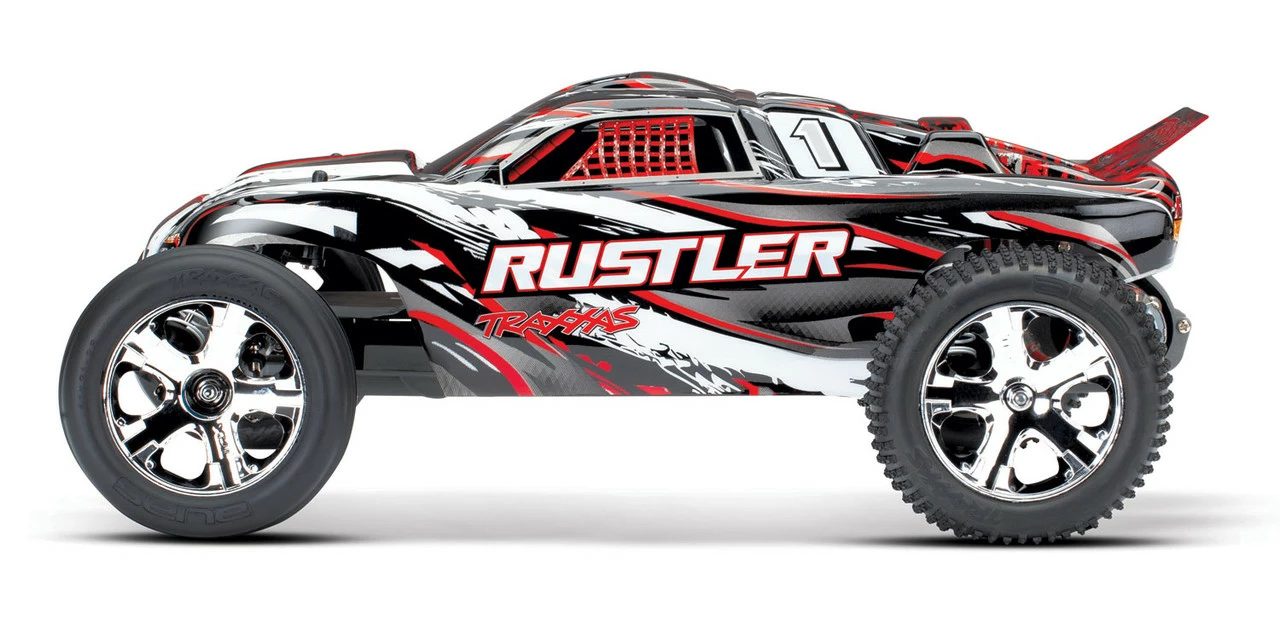TRA37054-4RED TRAXXAS RUSTLER: 1/10 SCALE STADIUM TRUCK - RED 3 TRA37054-4RED TRAXXAS RUSTLER: 1/10 SCALE STADIUM TRUCK - RED - Image 3