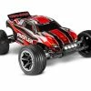 TRA37054-61RED TRAXXAS Rustler 1/10 RTR Stadium Truck W/ LED Lights, XL-5 ESC, TQ 2.4GHz Radio, Battery & Charger - Red