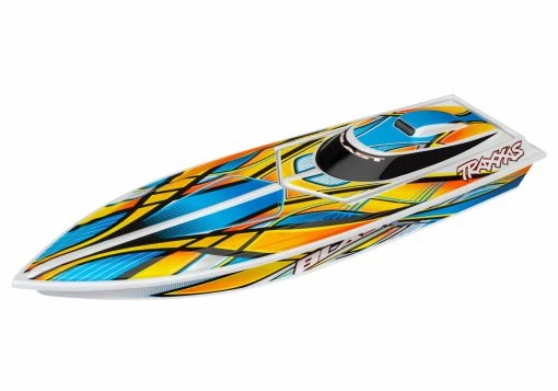 TRA38104-1ORG TRAXXAS Blast 24" High Performance RTR Race Boat - Orange -AIRPLANES SHOP tra38104 1org 41997.1666112348
