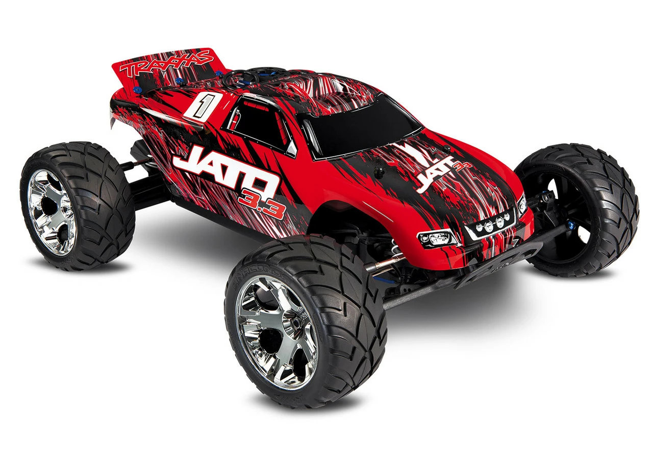 TRA55077-3REDX Traxxas 1/10 Nitro Jato 3.3 TSM TQi RTR- Red 2 TRA55077-3REDX Traxxas 1/10 Nitro Jato 3.3 TSM TQi RTR- Red - Image 2