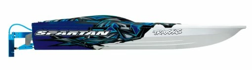 TRA57076-4B Traxxas Spartan Brushless 36" Muscleboat TSM RTR Blue -AIRPLANES SHOP tra57076 4b 4 15997.1666110033