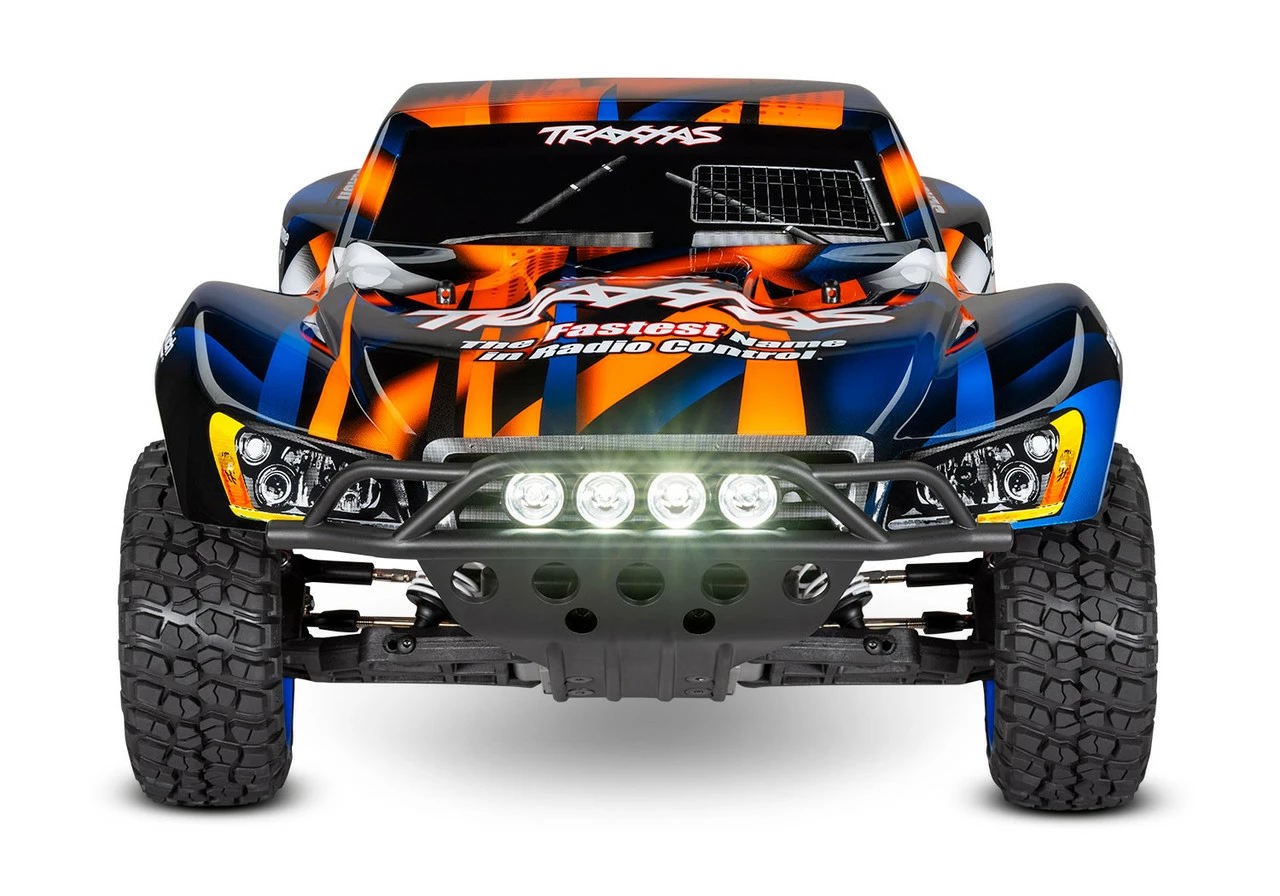 TRA58034-61ORG TRAXXAS Slash 1/10 RTR Short Course Truck W/ LED Lights, TQ 2.4GHz Radio, Battery And DC Charger - Orange 2 TRA58034-61ORG TRAXXAS Slash 1/10 RTR Short Course Truck W/ LED Lights, TQ 2.4GHz Radio, Battery And DC Charger - Orange - Image 2