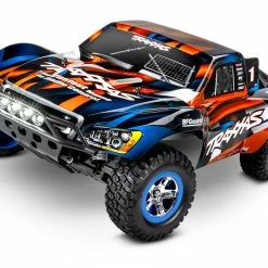 TRA58034-61ORG TRAXXAS Slash 1/10 RTR Short Course Truck W/ LED Lights, TQ 2.4GHz Radio, Battery And DC Charger - Orange