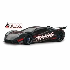 TRICK RC TRA64077-3BLK Traxxas 1/7 XO-1 Supercar TSM/TQi Brushless 4WD Black