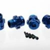 TRA6469 TRAXXAS WHEEL HUB, SPLINED 17MM ALUMINUM (BLUE-ANODIZED)