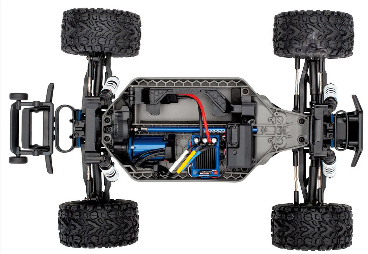 TRA67076-4GRN Traxxas Rustler VXL 4x4 Brushless RTR 1/10 4WD Truck - Green 2 TRA67076-4GRN Traxxas Rustler VXL 4x4 Brushless RTR 1/10 4WD Truck - Green - Image 2