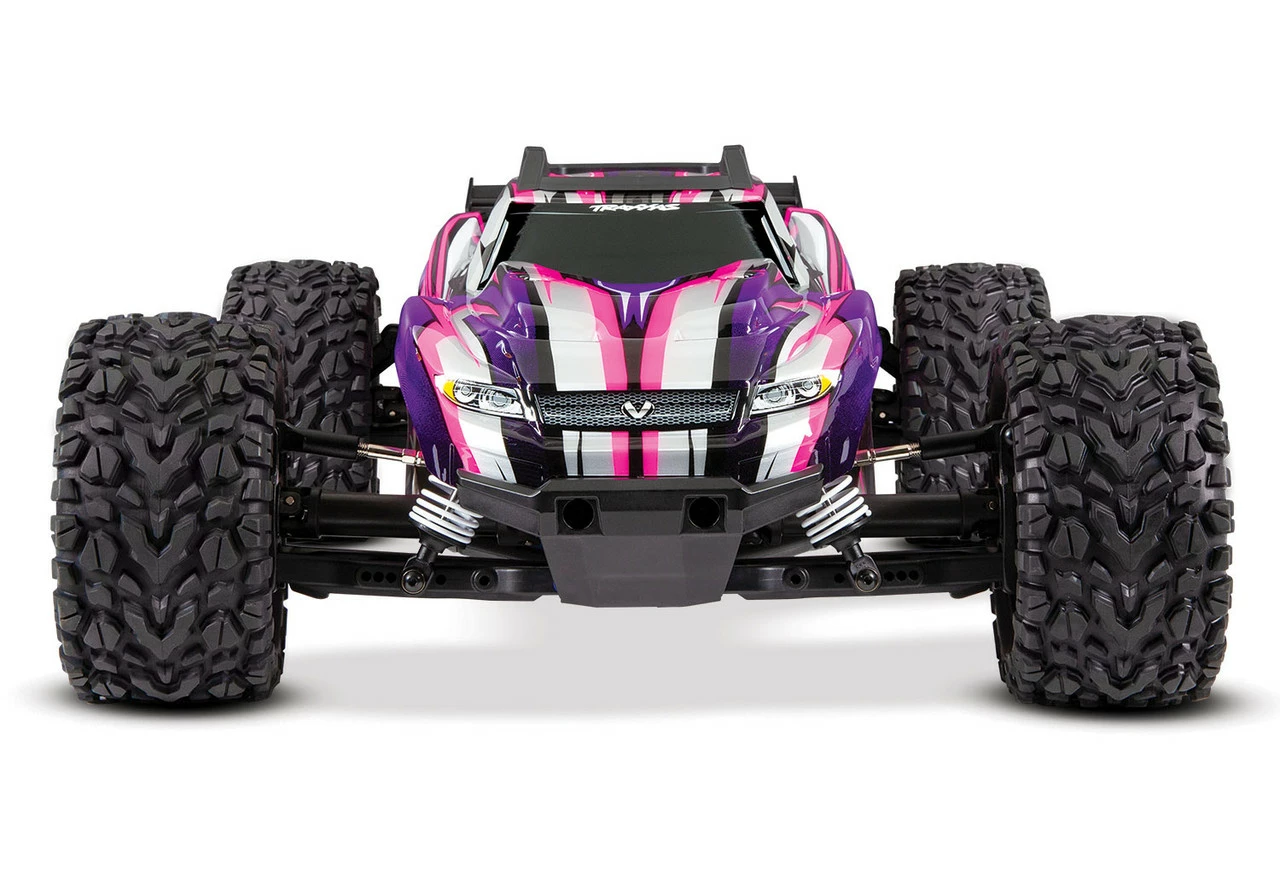 TRA67076-4PNK Traxxas Rustler VXL 4x4 Brushless RTR 1/10 4WD Truck - Pink 4 TRA67076-4PNK Traxxas Rustler VXL 4x4 Brushless RTR 1/10 4WD Truck - Pink - Image 4