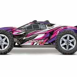 TRA67076-4PNK Traxxas Rustler VXL 4x4 Brushless RTR 1/10 4WD Truck - Pink 6 TRA67076-4PNK Traxxas Rustler VXL 4x4 Brushless RTR 1/10 4WD Truck - Pink -AIRPLANES SHOP tra67076 4pnk 4 18930.1666283282