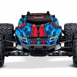 TRA67076-4RED Traxxas Rustler VXL 4x4 Brushless RTR 1/10 4WD Truck - Red -AIRPLANES SHOP tra67076 4red 2 83409.1666282784