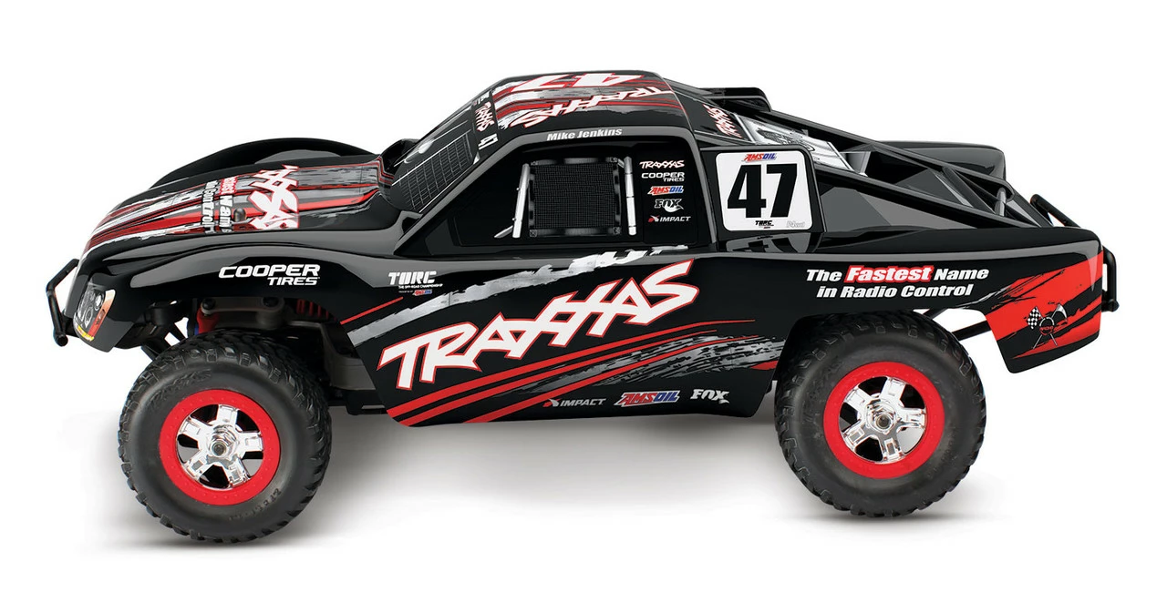 TRA70054-1MIKE TRAXXAS Slash 4x4 4WD 1/16 Scale RTR Short Course Truck W/TQ 2.4GHz Radio, Battery & DC Charger - Black/Mike Jenkins 5 TRA70054-1MIKE TRAXXAS Slash 4x4 4WD 1/16 Scale RTR Short Course Truck W/TQ 2.4GHz Radio, Battery & DC Charger - Black/Mike Jenkins - Image 5
