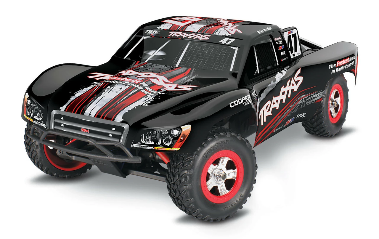 TRA70054-1MIKE TRAXXAS Slash 4x4 4WD 1/16 Scale RTR Short Course Truck W/TQ 2.4GHz Radio, Battery & DC Charger - Black/Mike Jenkins 1 TRA70054-1MIKE TRAXXAS Slash 4x4 4WD 1/16 Scale RTR Short Course Truck W/TQ 2.4GHz Radio, Battery & DC Charger - Black/Mike Jenkins