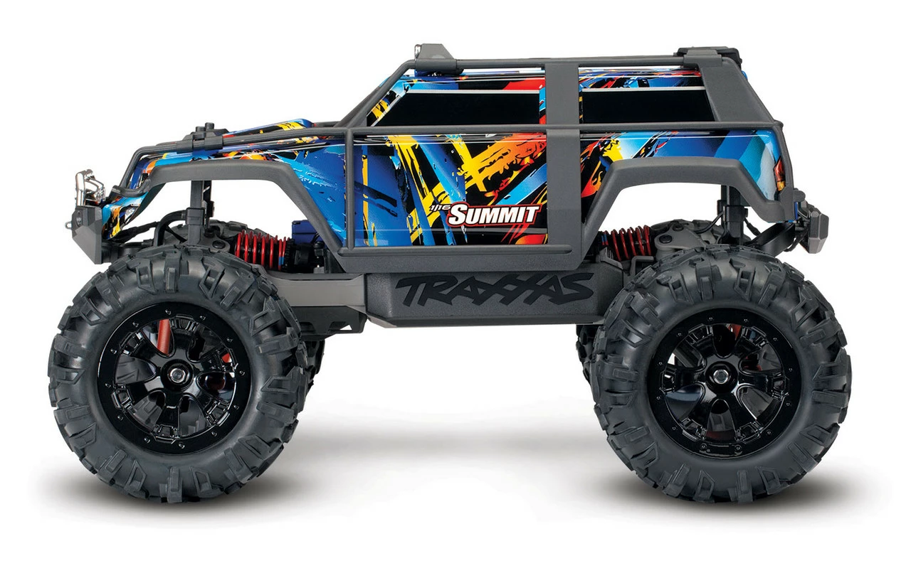 TRA72054-5 TRAXXAS 1/16 Summit Monster Truck RTR - Rock N Roll 4 TRA72054-5 TRAXXAS 1/16 Summit Monster Truck RTR - Rock N Roll - Image 4