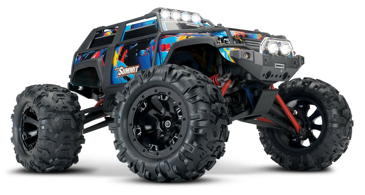 TRA72054-5 TRAXXAS 1/16 Summit Monster Truck RTR - Rock N Roll 1 TRA72054-5 TRAXXAS 1/16 Summit Monster Truck RTR - Rock N Roll
