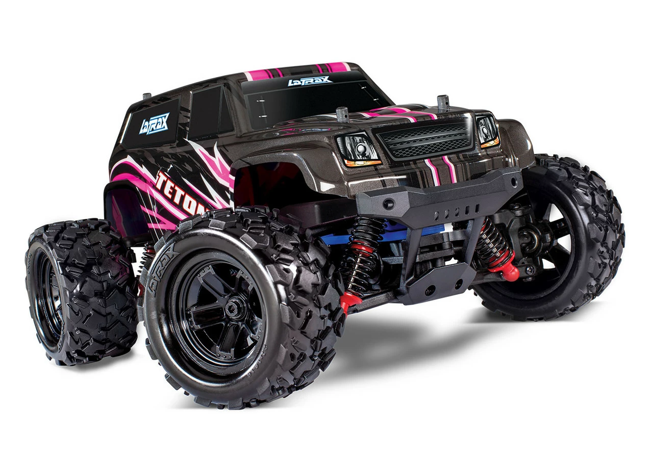 TRA76054-5PK Traxxas LaTrax 1/18 Scale Teton 4WD Monster Truck - Pink 1 TRA76054-5PK Traxxas LaTrax 1/18 Scale Teton 4WD Monster Truck - Pink