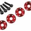 TRA7668R TRAXXAS WHEEL NUT WASHER ALUM RED