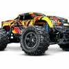 TRA77086-4SLRF Traxxas X-Maxx 8S Monster Truck TSM 4WD RTR 29.8" - Solar Flare