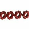 TRA7756R TRAXXAS Wheel Hubs, Hex, Aluminum (red-anodized) (4)