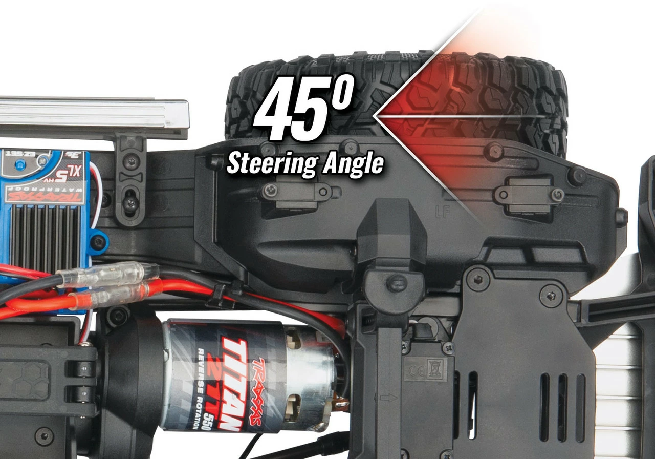 TRA88096-4BLK Traxxas TRX-6 Mercedes-Benz G 63 AMG 6x6 - Black 8 TRA88096-4BLK Traxxas TRX-6 Mercedes-Benz G 63 AMG 6x6 - Black - Image 8