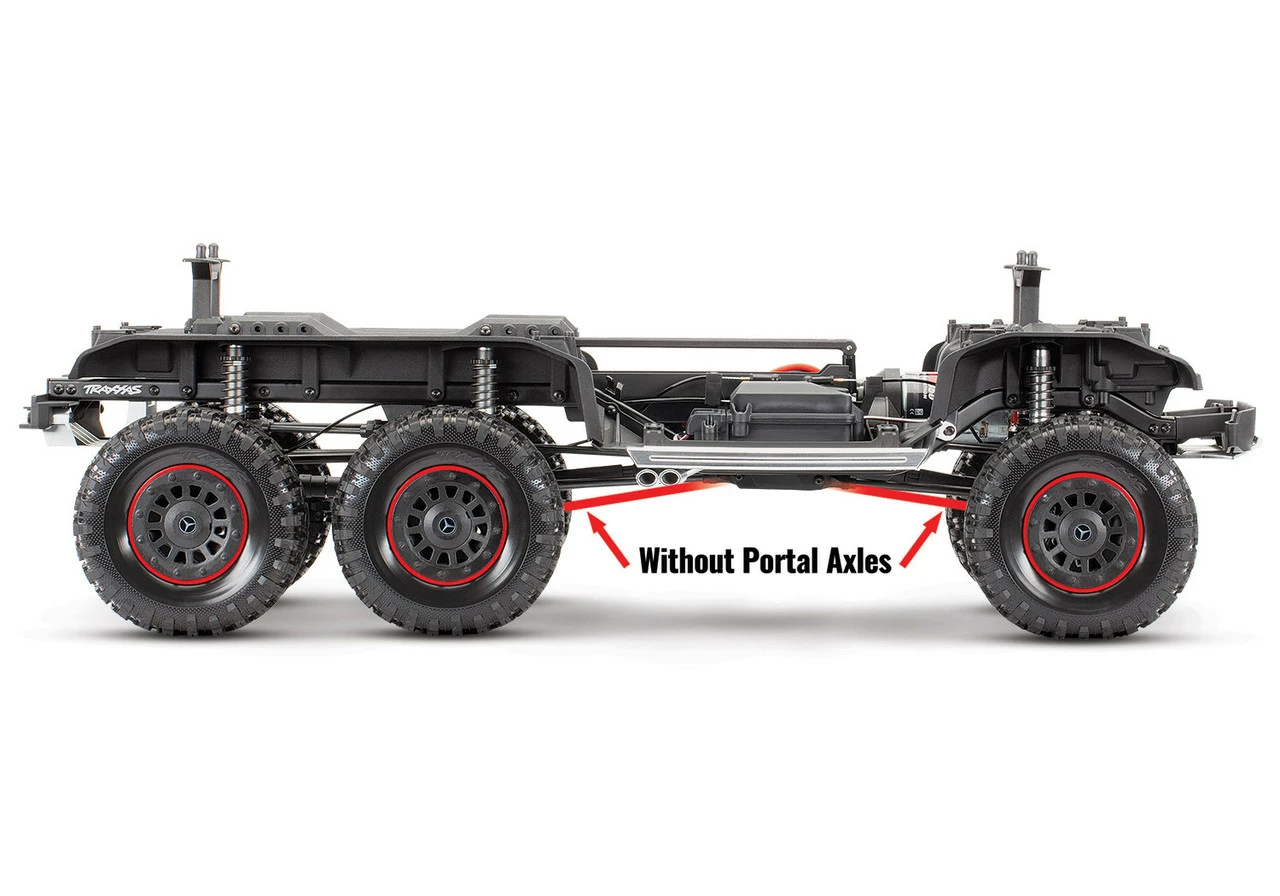 TRA88096-4BLK Traxxas TRX-6 Mercedes-Benz G 63 AMG 6x6 - Black 6 TRA88096-4BLK Traxxas TRX-6 Mercedes-Benz G 63 AMG 6x6 - Black - Image 6