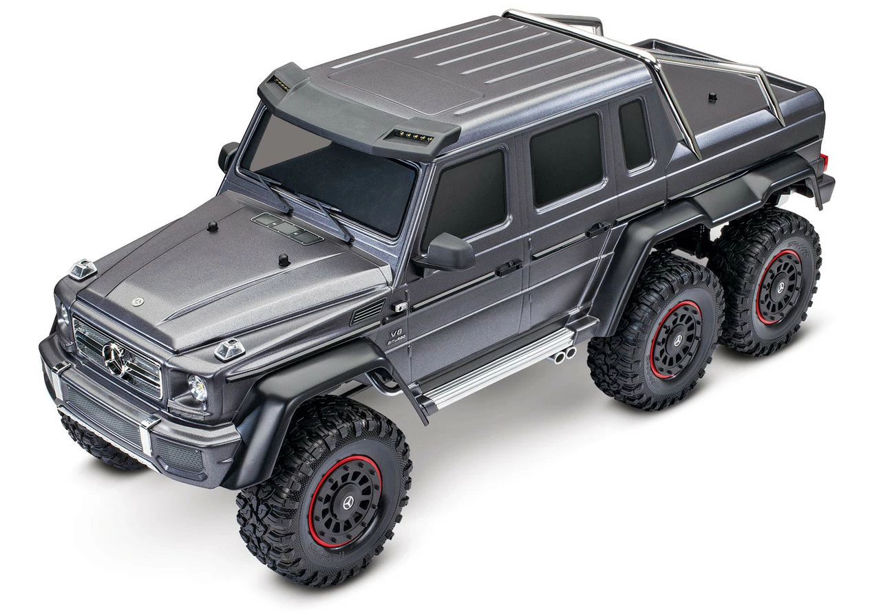 TRA88096-4SIL Traxxas TRX-6 Mercedes-Benz G 63 AMG 6x6 - Silver 9 TRA88096-4SIL Traxxas TRX-6 Mercedes-Benz G 63 AMG 6x6 - Silver - Image 9