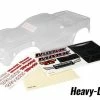 TRA8914 TRAXXAS Body, MaxxÂ®, Heavy Duty (clear, Requires Painting)/ Window Masks/ Decal Sheet