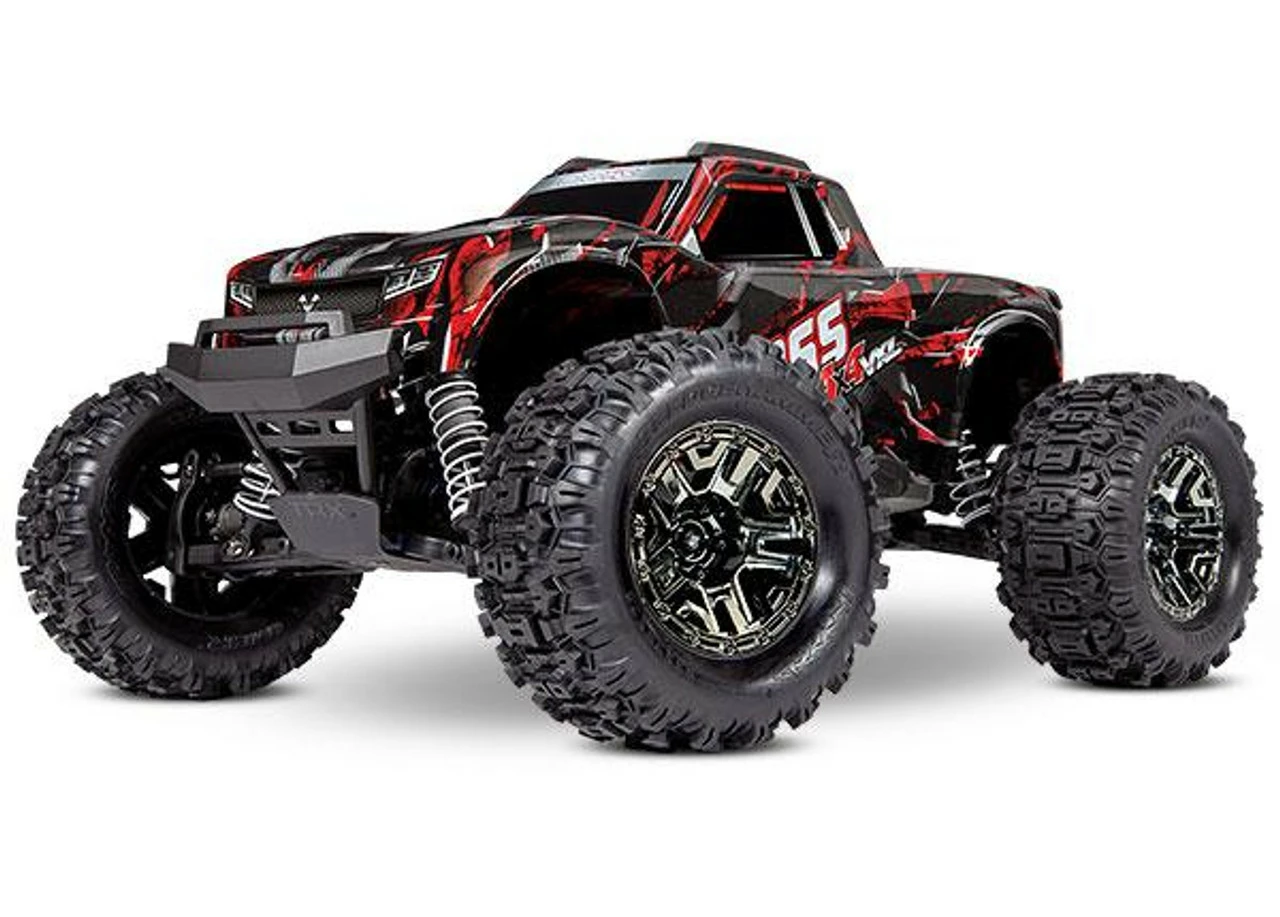 TRA90076-4SRED Traxxas Hoss 4X4 VXL 1/10 Monster Truck - Shadow Red 1 TRA90076-4SRED Traxxas Hoss 4X4 VXL 1/10 Monster Truck - Shadow Red