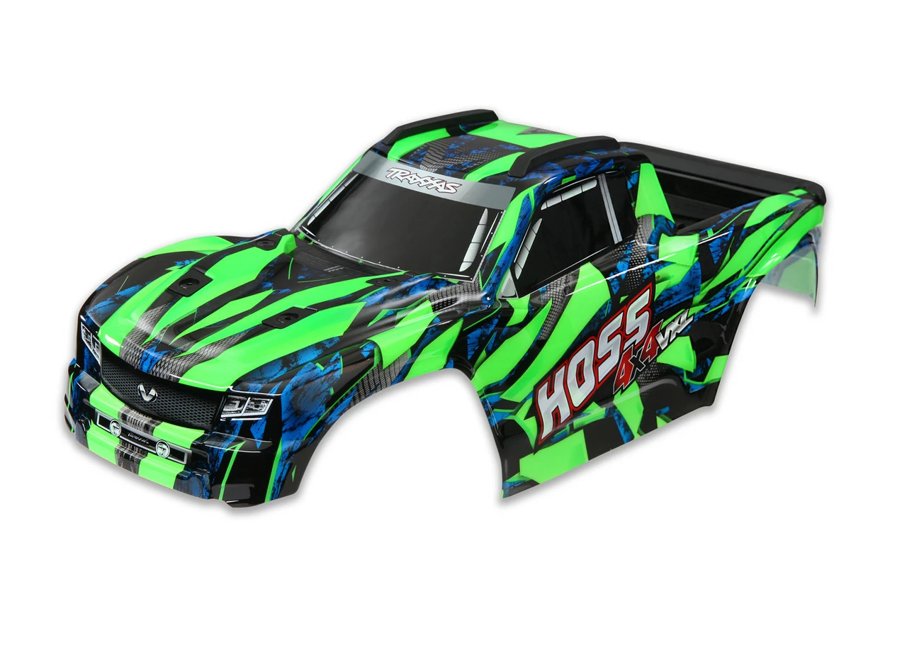 TRA9011G TRAXXAS Hoss® 4X4 VXL Body W/ Window, Grille, And Lights Decal Sheet - Green 1 TRA9011G TRAXXAS Hoss® 4X4 VXL Body W/ Window, Grille, And Lights Decal Sheet - Green