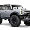 TRA92076-4SIL TRAXXAS TRX-4 Trail Crawler Truck 1/10 Scale W/ 2021 Bronco Body, TQi 2.4 Radio - Iconic Silver