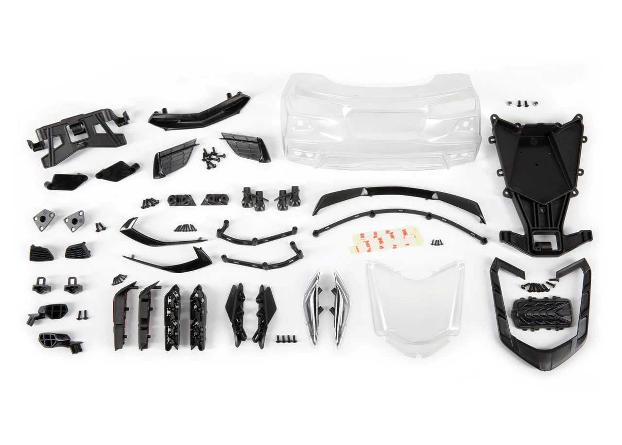 TRA9311 TRAXXAS Chevrolet Corvette Stingray Body - Clear 2 TRA9311 TRAXXAS Chevrolet Corvette Stingray Body - Clear - Image 2