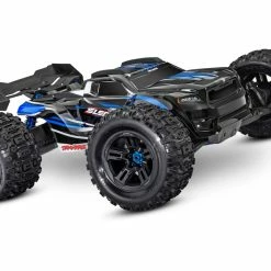 TRA95076-4BLUE TRAXXAS Sledge 1/8 Scale 4WD Brushless Electric Monster Truck With TQi 2.4GHz Traxxas Link - Blue