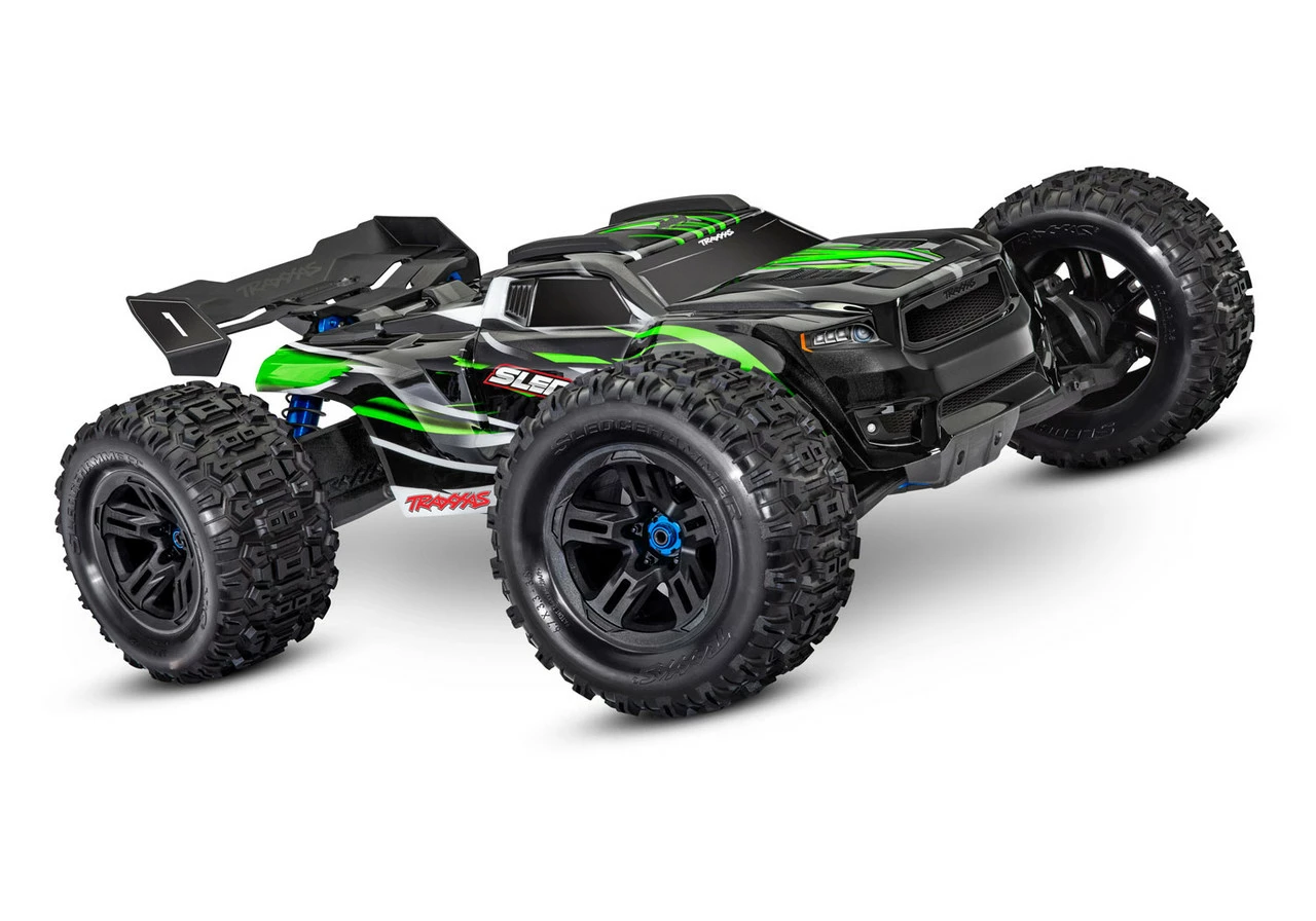 TRA95076-4GRN TRAXXAS Sledge 1/8 Scale 4WD Brushless Electric Monster Truck With TQi 2.4GHz Traxxas Link - Green 1 TRA95076-4GRN TRAXXAS Sledge 1/8 Scale 4WD Brushless Electric Monster Truck With TQi 2.4GHz Traxxas Link - Green