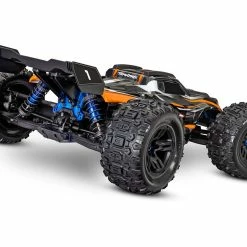TRA95076-4ORNG TRAXXAS Sledge 1/8 Scale 4WD Brushless Electric Monster Truck With TQi 2.4GHz Traxxas Link - Orange -AIRPLANES SHOP tra95076 4orng 2 33057.1666283778