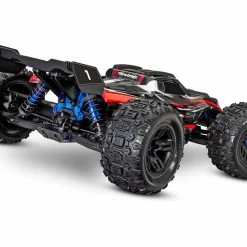 TRA95076-4RED TRAXXAS Sledge 1/8 Scale 4WD Brushless Electric Monster Truck With TQi 2.4GHz Traxxas Link - Red -AIRPLANES SHOP tra95076 4red 2 98309.1666283777