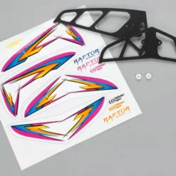 TTRPV0483 THUNDER TIGER R50 CARBON TAIL FIN SET