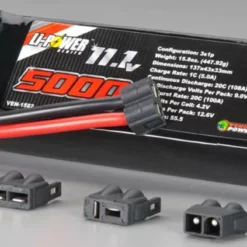 VEN-1582T VENOM 20C 5000MAH 11.1V LIPO-TRX PLUG