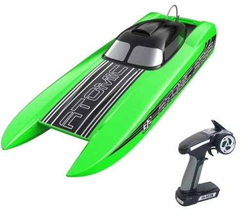 VOL79105 Volantex RC ATOMIC SR85 56mph Super High Speed Boat With Auto Roll Back Function And All Metal Hardware 798-3 ARTR -AIRPLANES SHOP vol79105 76893.1666113763